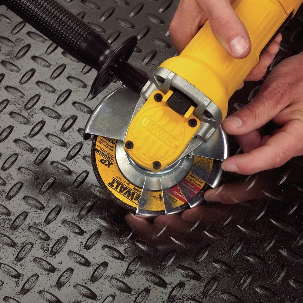 DEWALT 4-1/2-Inch Angle Grinder with Paddle Switch - DWE4120 Heavy Duty Power Tool for Metal Cutting, Grinding & Polishing - Perfect for Construction, Welding & DIY Projects