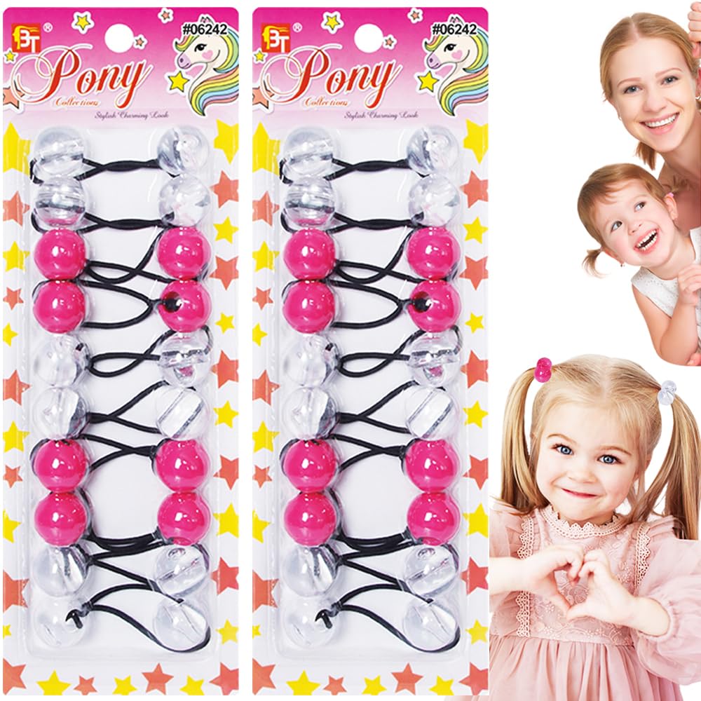 20 Pcs Colorful Hair Ties for Women & Kids - Ponytail Holders for Daily Use & Sports