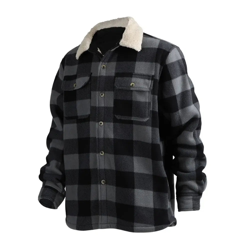 Men's Flannel Jacket - Soft Plaid Shirt Jacket for Men, Lightweight & Warm Outdoor Wear - Perfect for Camping, Hiking & Casual Fall Fashion