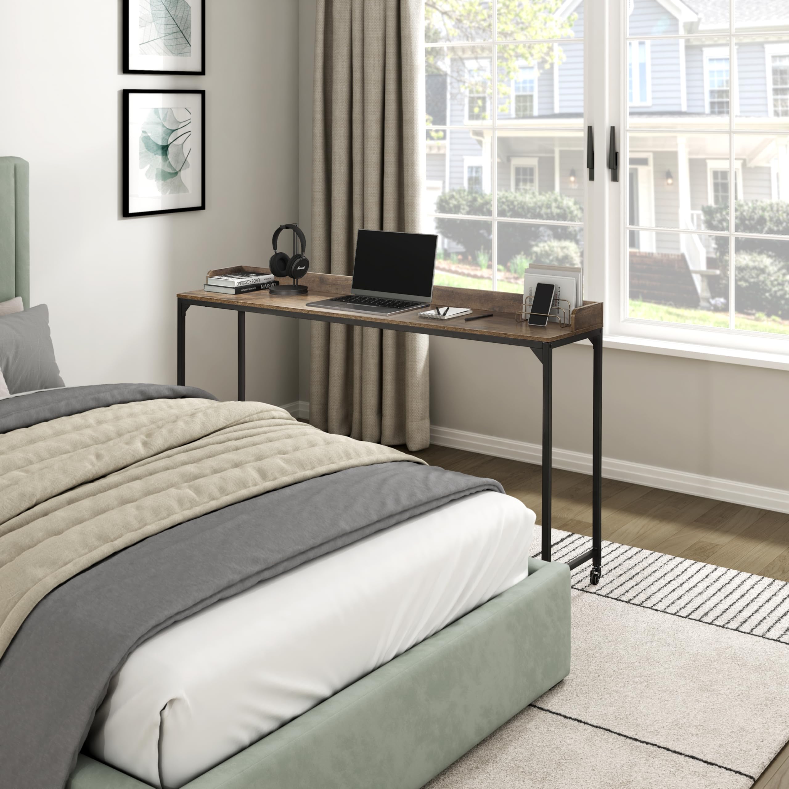 Lexicon Overbed Table with Wheels - 72