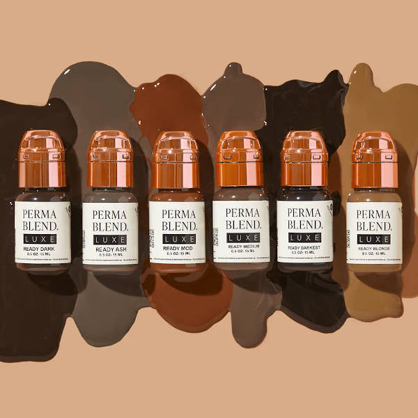 Perma Blend Luxe Ready Set Go Pigment Set - Professional Tattoo Ink Kit for Artists - Perfect for Tattooing, Permanent Makeup & Body Art