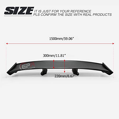 Nissan GT-R R35 NSM Style FRP Rear Trunk Diffuser GT Spoiler Wing Lip Body Kit - Unpainted Carbon Fiber Look | Aerodynamic Upgrade for Street Racing & Car Shows