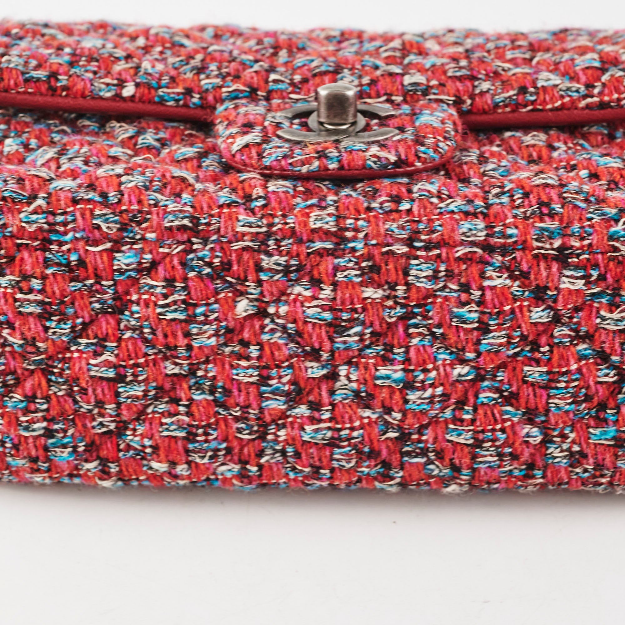 Chanel Mini Rectangular Tweed Bag with Microchip - Luxury Designer Crossbody Purse for Women, Perfect for Evening Parties & Special Occasions