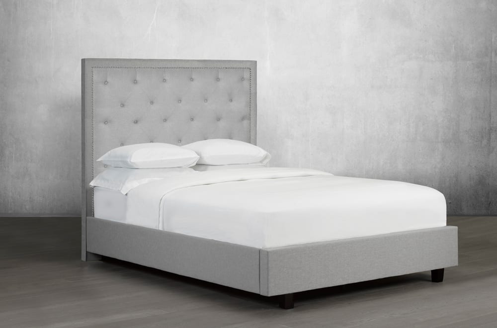 Canadian Made Sienna Platform Bed Frame - Solid Wood Modern Minimalist Bed - Perfect for Small Spaces & Contemporary Bedrooms