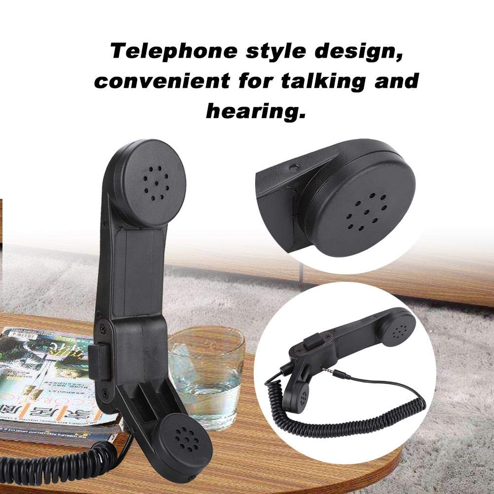 Military Radio Microphone with 3.5mm Jack - Handheld Speaker for Outdoor Use, Compatible with Cell Phones, Smartphones, Laptops & Computers - Perfect for Camping, Hiking & Emergency Communication