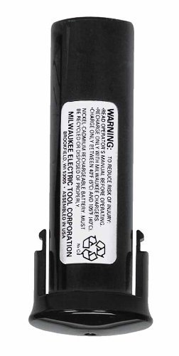 Milwaukee 2.4V 2000mAh Ni-Cd Replacement Battery for Models 6538-1, 6539-1, 48-11-0100 - Compatible with Milwaukee Power Tools - Perfect for Cordless Drills, Screwdrivers & DIY Projects