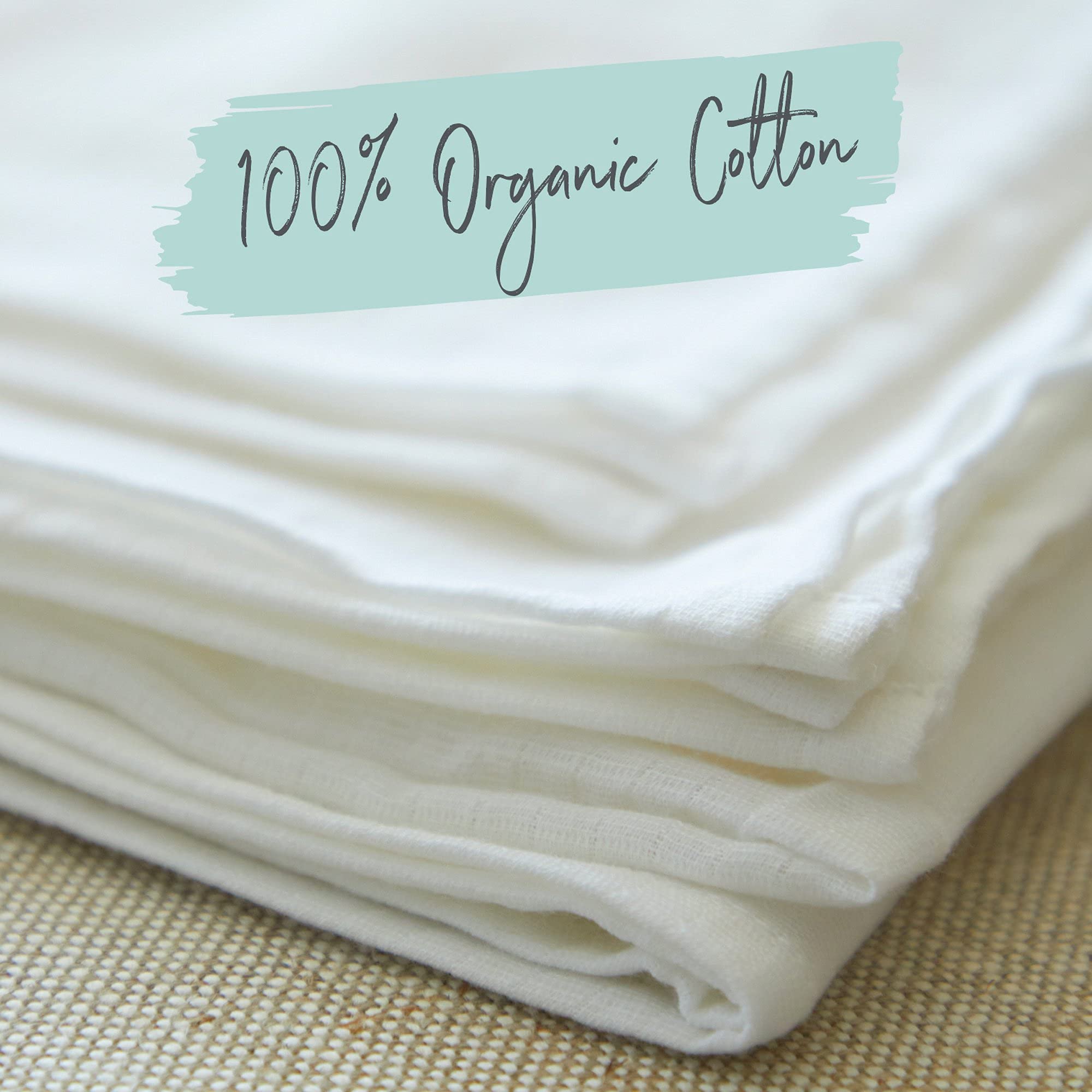 HonestBaby 50-Piece Organic Cotton Newborn Essentials Gift Set - 100% Soft Baby Clothes for Boys, Girls & Unisex Infants | Perfect Baby Shower Gift & First Outfit