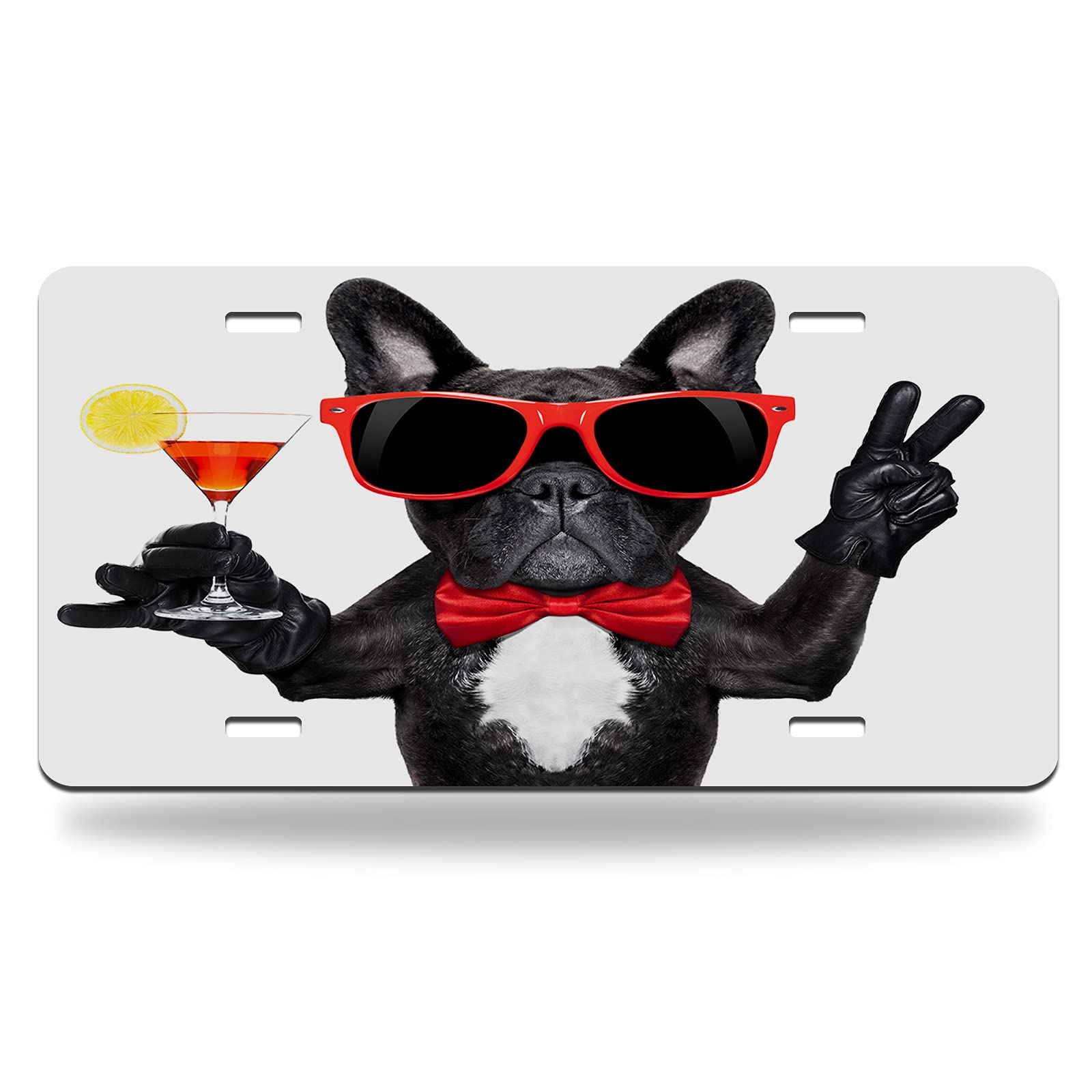 French Bulldog Novelty Car License Plate - 12
