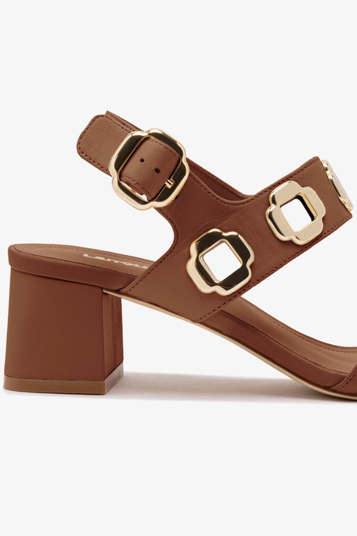Milan Leather Sandals for Women - Comfortable Caramel Brown Strappy Sandals for Summer, Beach, and Casual Outings