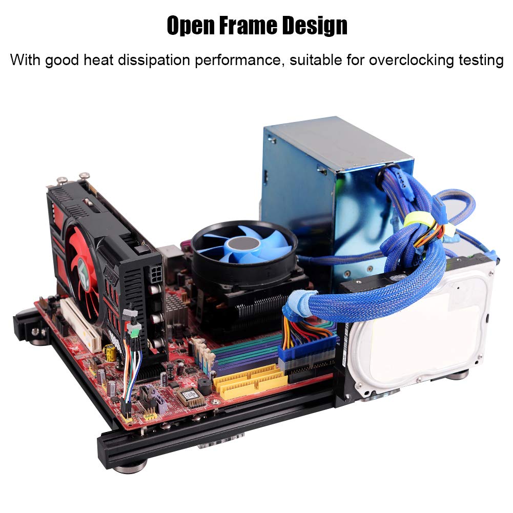 Entatial Durable M-ATX Computer Case - High Spec DIY PC Gaming Tower for Home & Office | Compact Design with Tool-Free Installation