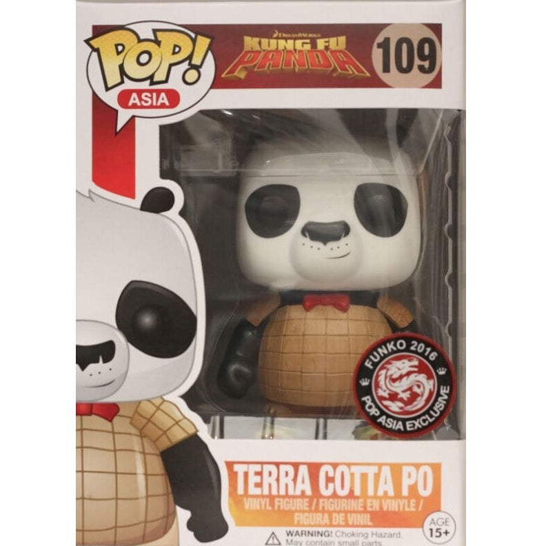 Kung Fu Panda Terra Cotta Po Asia Pop! Vinyl Figure #109 - Collectible Toy for Fans, Home Decor & Gift Idea