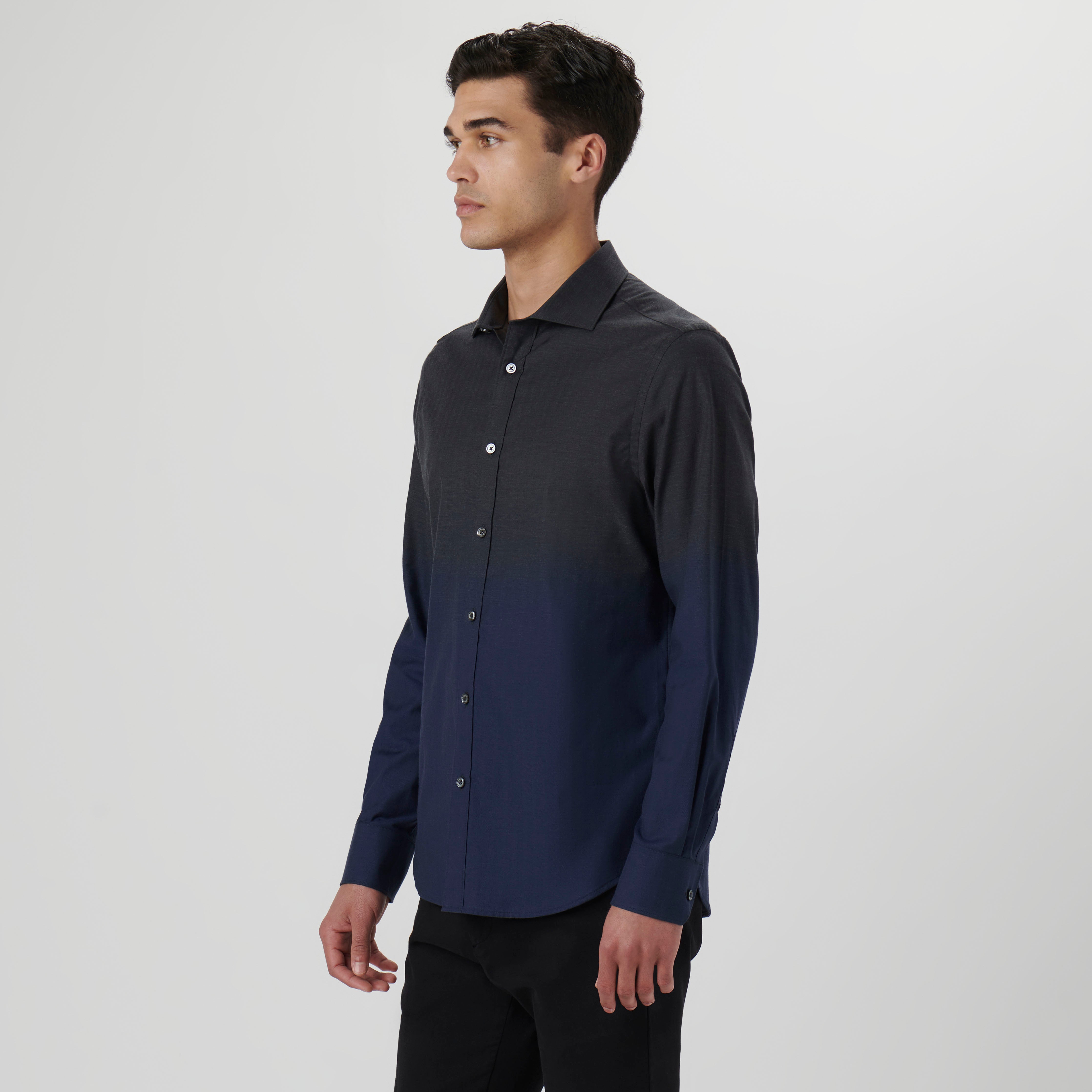 Stylish Axel Degrade Shirt for Men - Trendy Ombre Color Block Tee - Perfect for Casual Wear, Street Style & Everyday Outfits