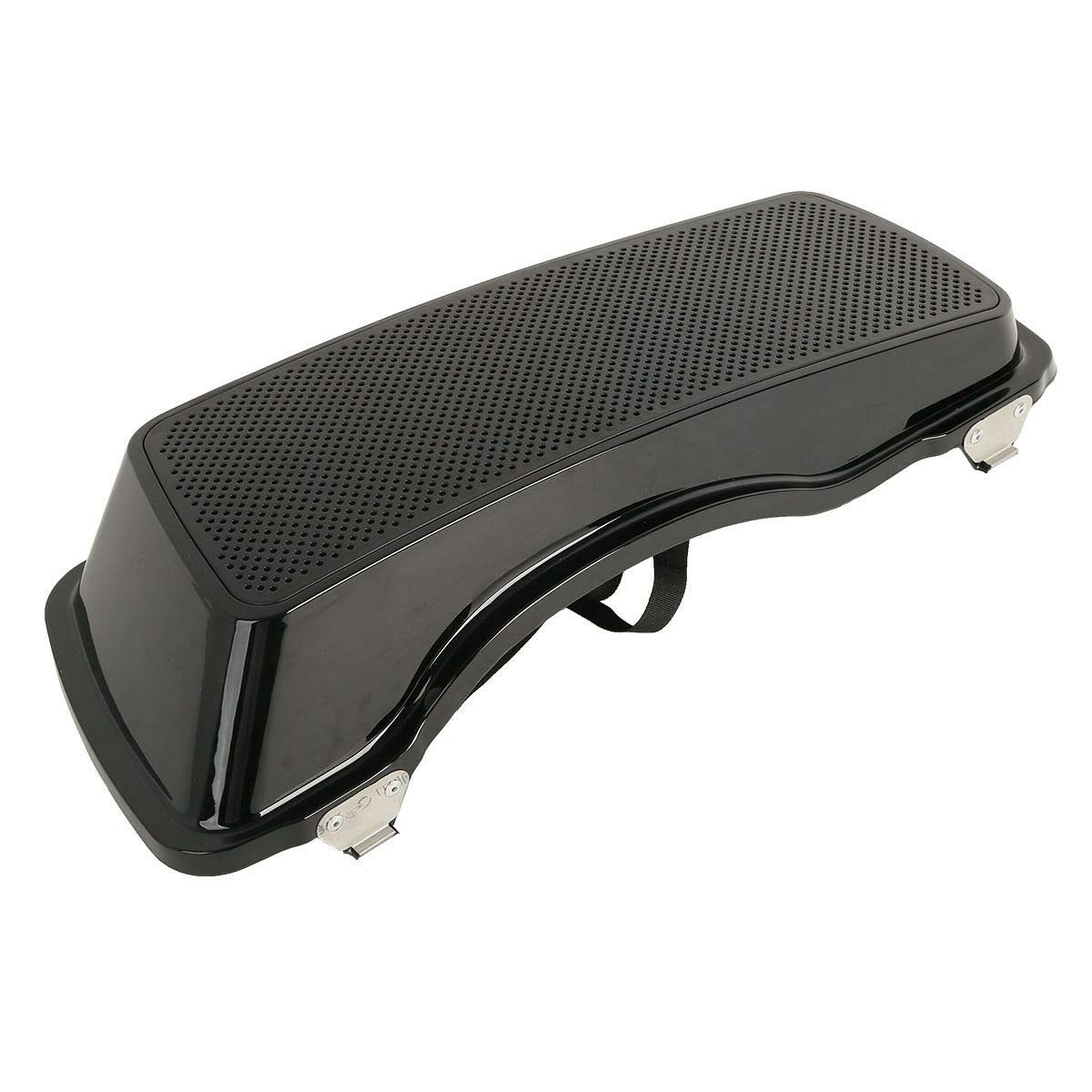 TCT-MOTORPARTS 6x9 Inch Saddlebag Speaker Lids with 4 Speakers - Compatible with Harley Touring Road King, Street Glide, Electra Glide Ultra Classic 1994-2013 - Perfect for Motorcycle Audio Upgrades & Long Rides
