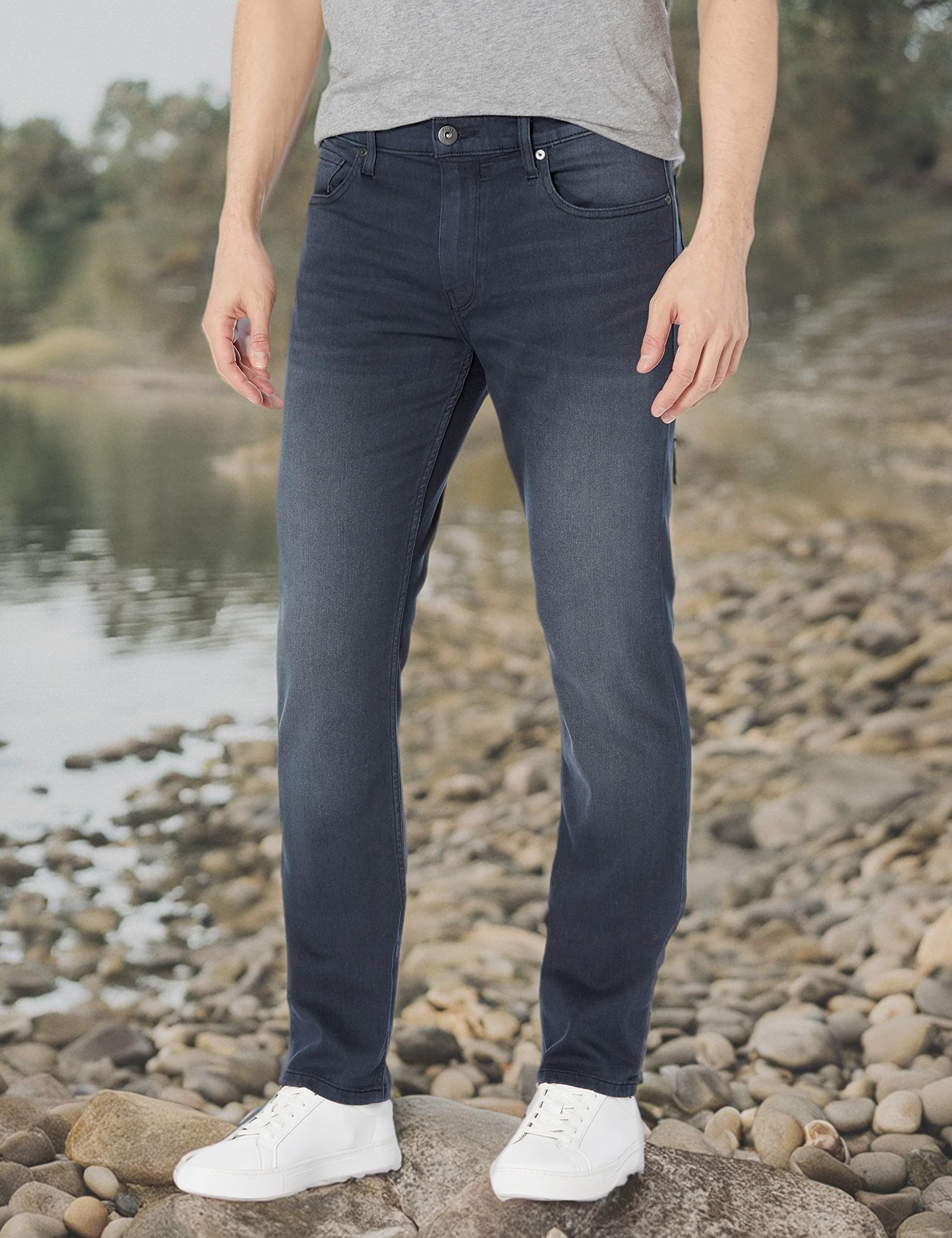 PAIGE Men's Federal Jean - Slim Fit Stretch Denim Pants for Casual & Business Wear | Comfortable & Stylish for Everyday Outfits