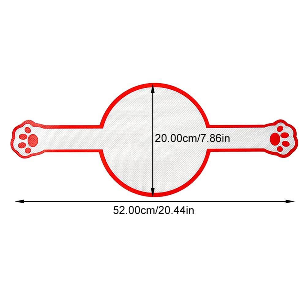 Premium Silicone Baking Mat with Long Handle - Non-Stick Dough Rolling Mat for Bread, Cake & Pastry - Professional Grade Baking Tool for Home & Commercial Use - Perfect for Bread Extraction, Dough Rolling & Pastry Making