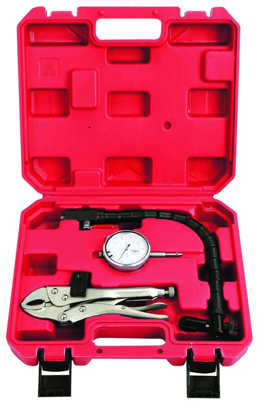 3-Piece Brake Disc Run Out Kit with Dial Gauge & Mounting Arm - Perfect for Automotive Repair & Wheel Alignment
