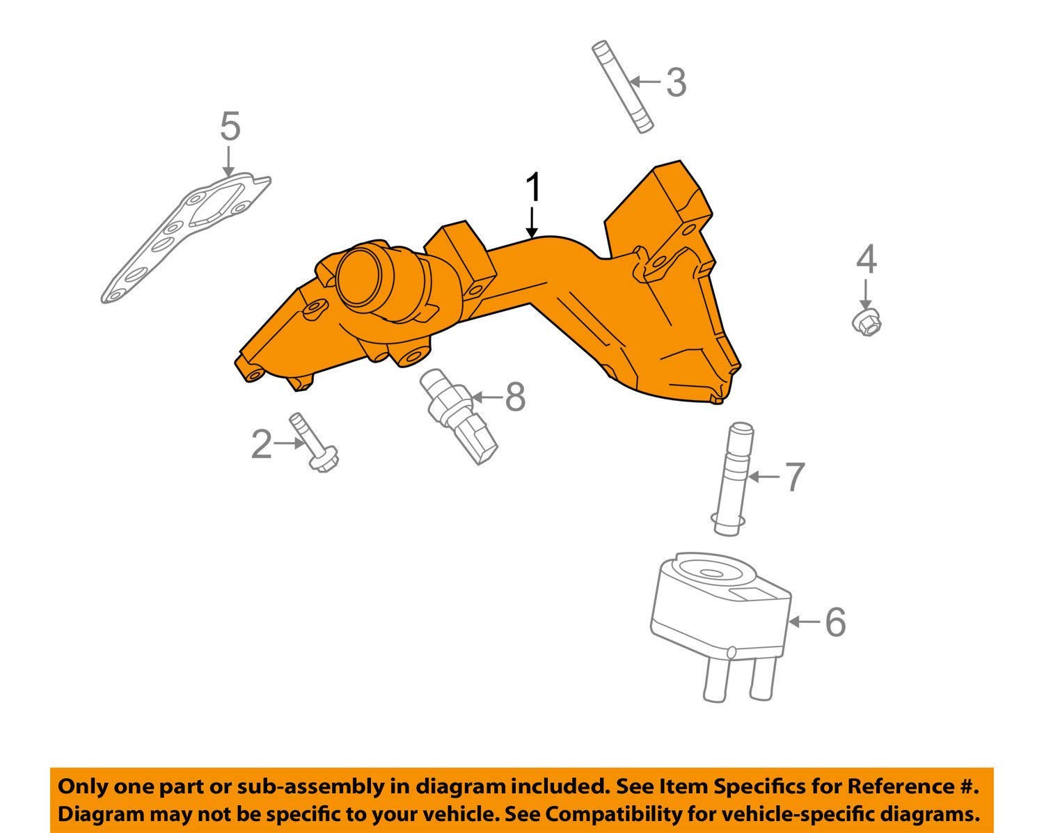 Ford Oil Filter Adapter - Compatible with Select Ford Models | High-Quality Replacement Part for Engine Maintenance | Perfect for DIY Car Repairs & Professional Mechanics