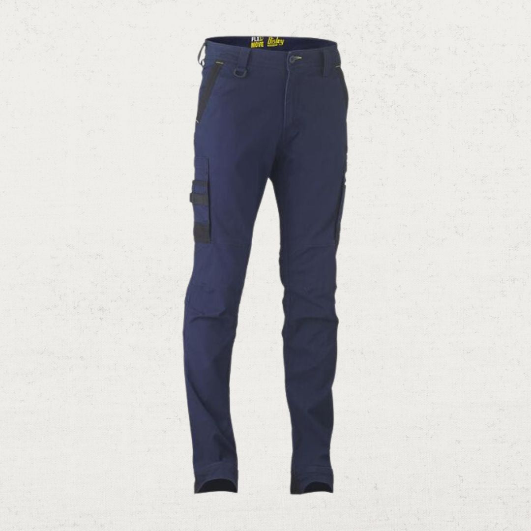 Flex & Move Stretch Utility Cargo Pants for Men - Durable Outdoor Work Pants with Multiple Pockets - Perfect for Hiking, Camping & Construction Work