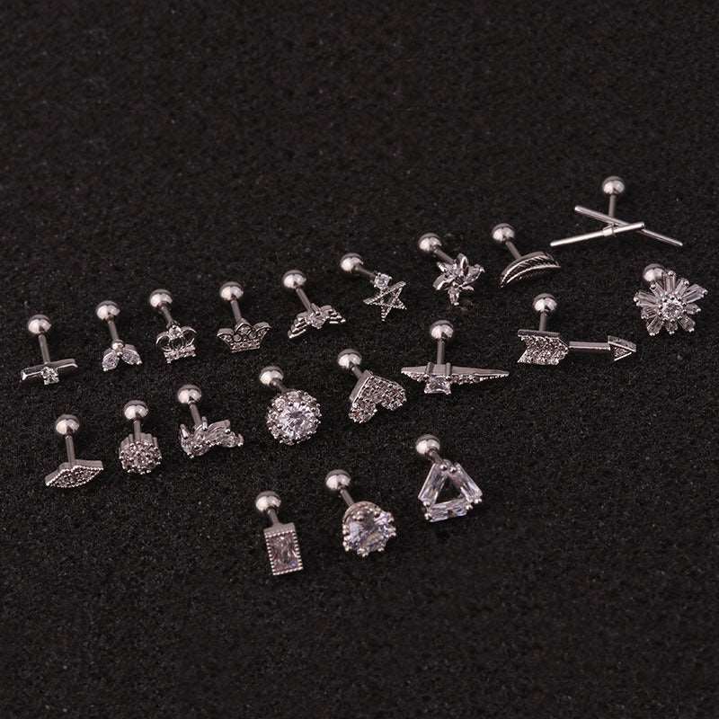 16G Rose Gold Arrow Conch Helix Piercing Jewelry - Dainty Cartilage Earring for Women | Perfect for Everyday Wear, Parties & Special Occasions | HSPJ203