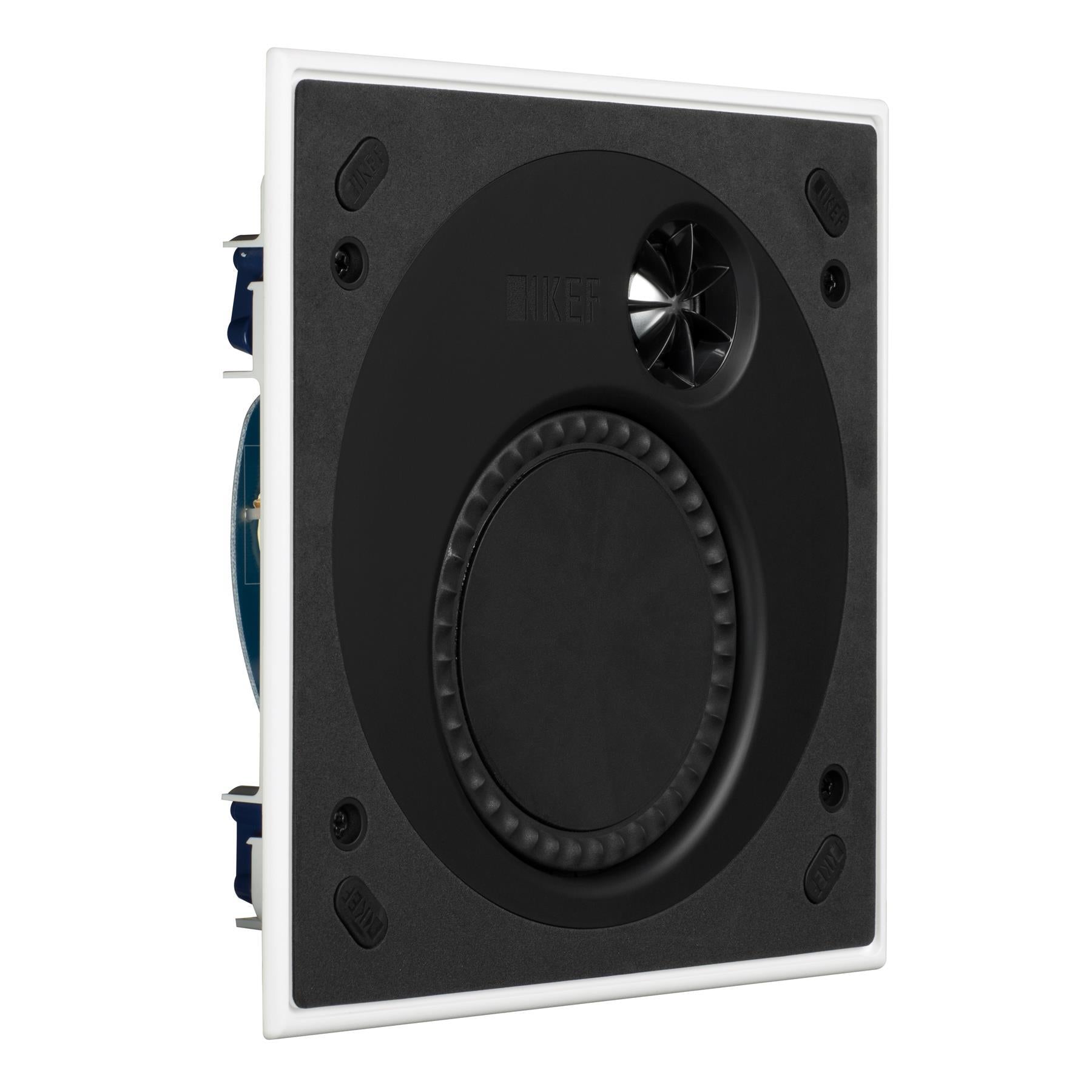 KEF Ci160TS Ci T Series Ultra Slim In-Wall Speaker - High-Quality Home Theater & Surround Sound System for Living Room, Bedroom & Office