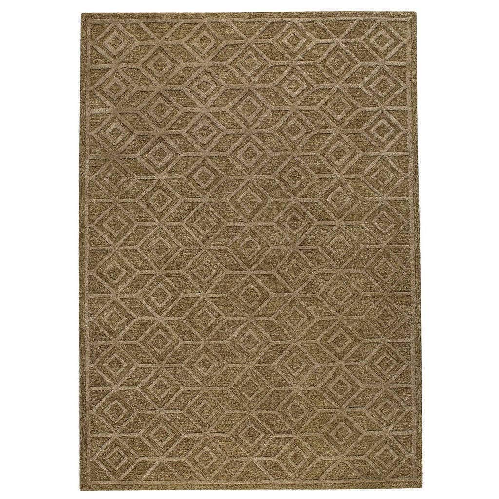 Handmade Indian Alhambra Rug - 5' x 8' Brown Traditional Carpet for Living Room, Bedroom & Home Decor | Authentic Handwoven Rug from India