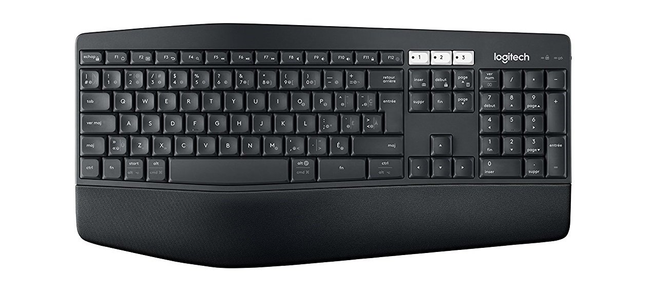 Logitech MK850 Keyboard Cover - Clear Skin Protector for Wireless MK825 & MK850 - Home & Office Use