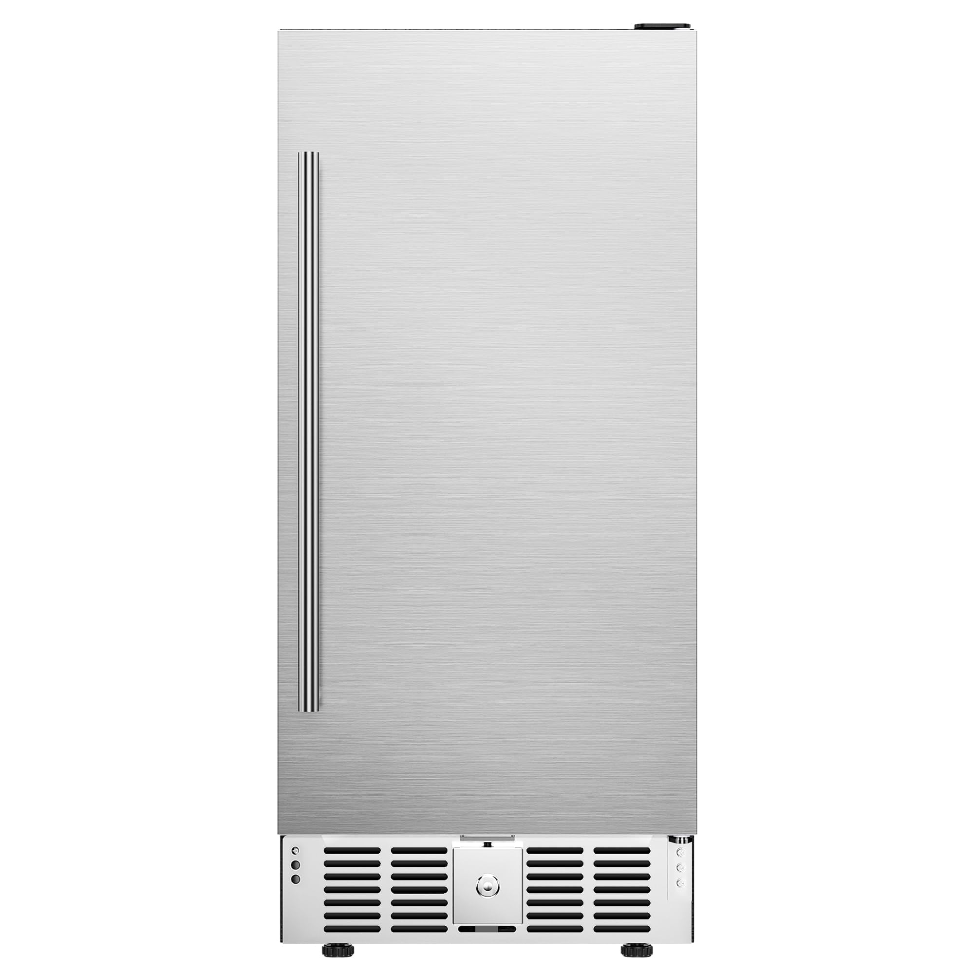 15 Inch Built-In Beverage Cooler Refrigerator - Under Counter 127 Can Mini Fridge with Removable Glass Shelves for Beer, Soda, Wine & Water - Perfect for Home Bars, Offices, and Restaurants
