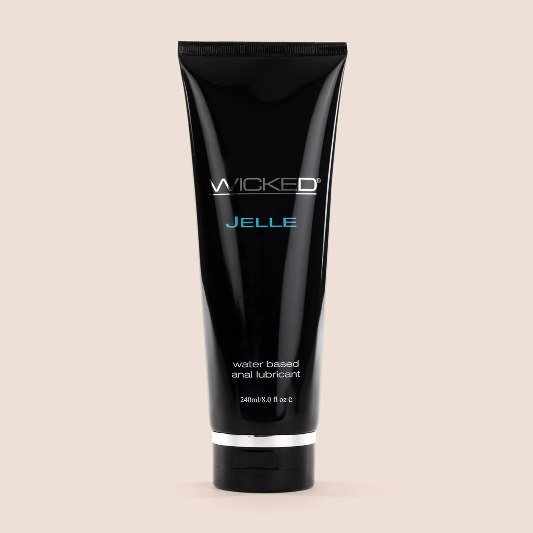 Wicked Jelle Extra Thick Water-Based Anal Lubricant - Long Lasting Personal Lubricant for Enhanced Comfort & Pleasure | Perfect for Couples & Solo Play