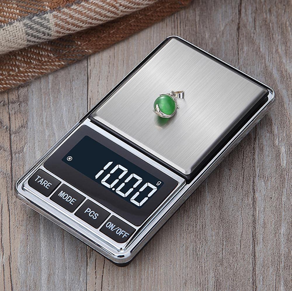 Precision Digital Jewelry Scale 100g x 0.01g - Portable Mini Gram Scale for Gold, Silver, Gemstones & Kitchen Use - Perfect for Jewelers, Cooks & DIY Crafts
