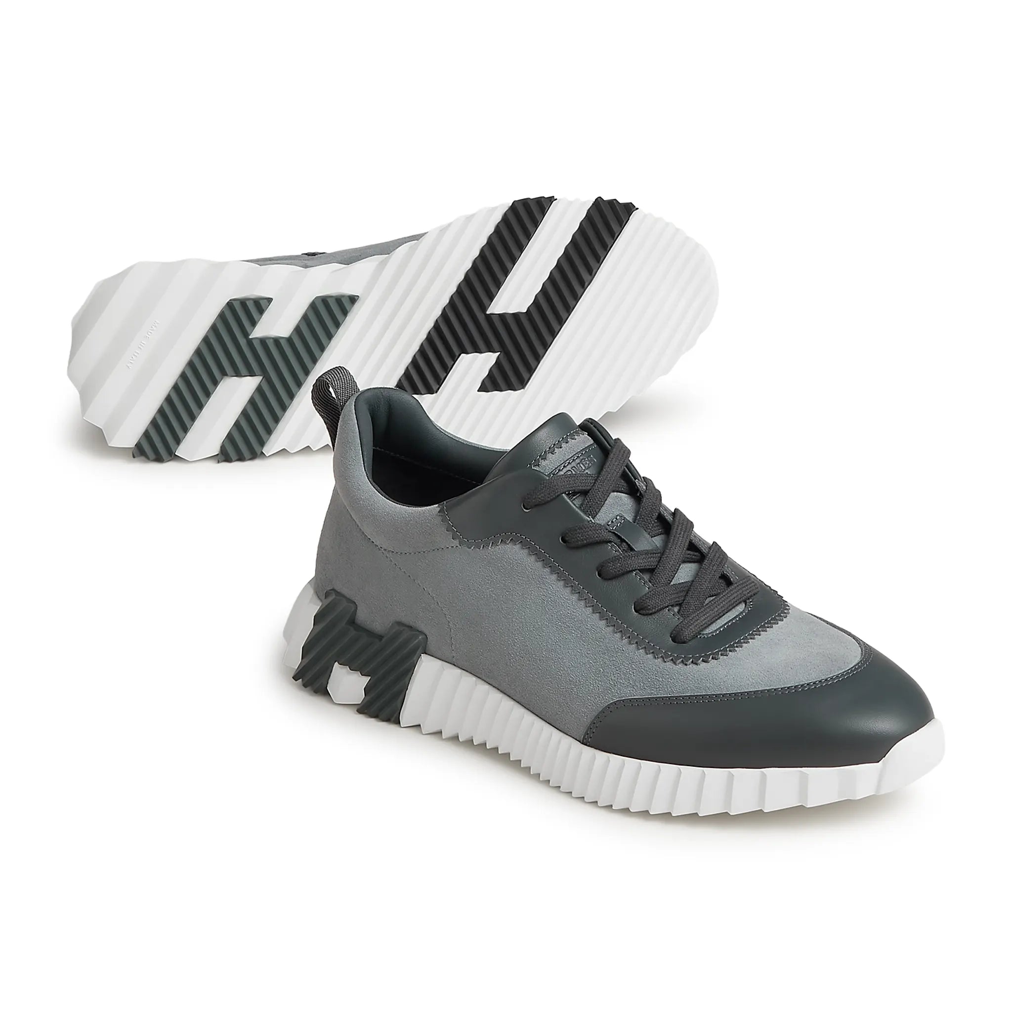 Hermès Paris Bouncing Sneaker - Men's Luxury Running Shoes in Storm Gray | Perfect for Casual Wear & Urban Fashion