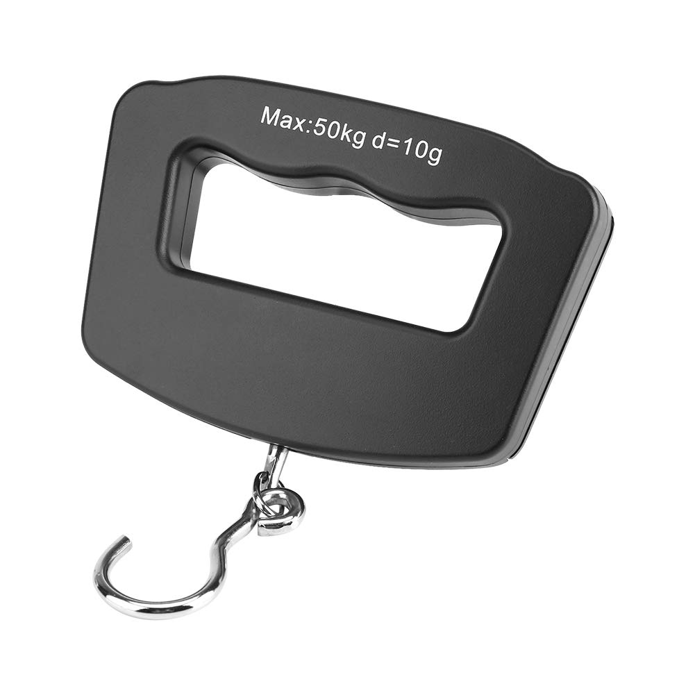Portable Digital Luggage Scale with LCD Display - Mini Electronic Hanging Hook for Travel, Suitcases & Shipping - Perfect for Airports, Hotels and Weight Restrictions