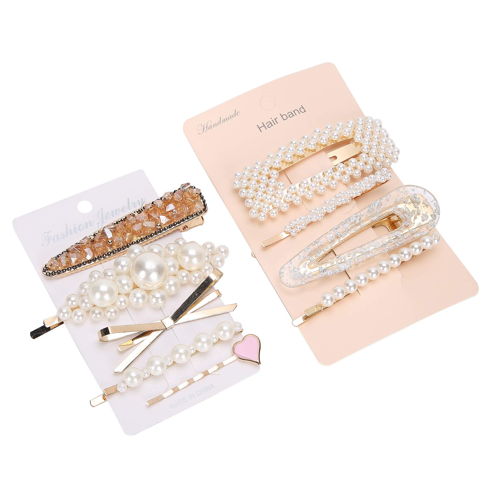 9Pcs Durable Hair Clips for Women & Girls - Hair Barrettes Gift Set for Daily Styling