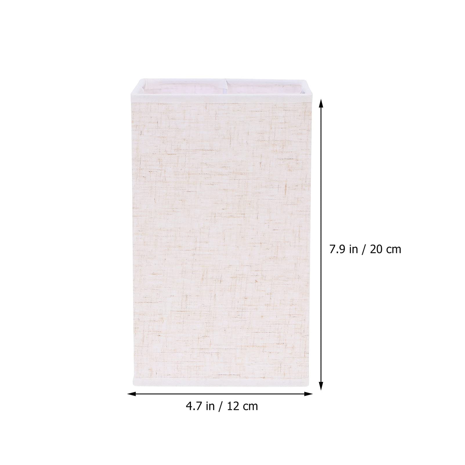 Square Lamp Shade - Modern Fabric Lampshade Cover for E27 Bulbs, Stylish Light Shade for Table & Floor Lamps - Perfect for Living Room, Bedroom, and Office Decor