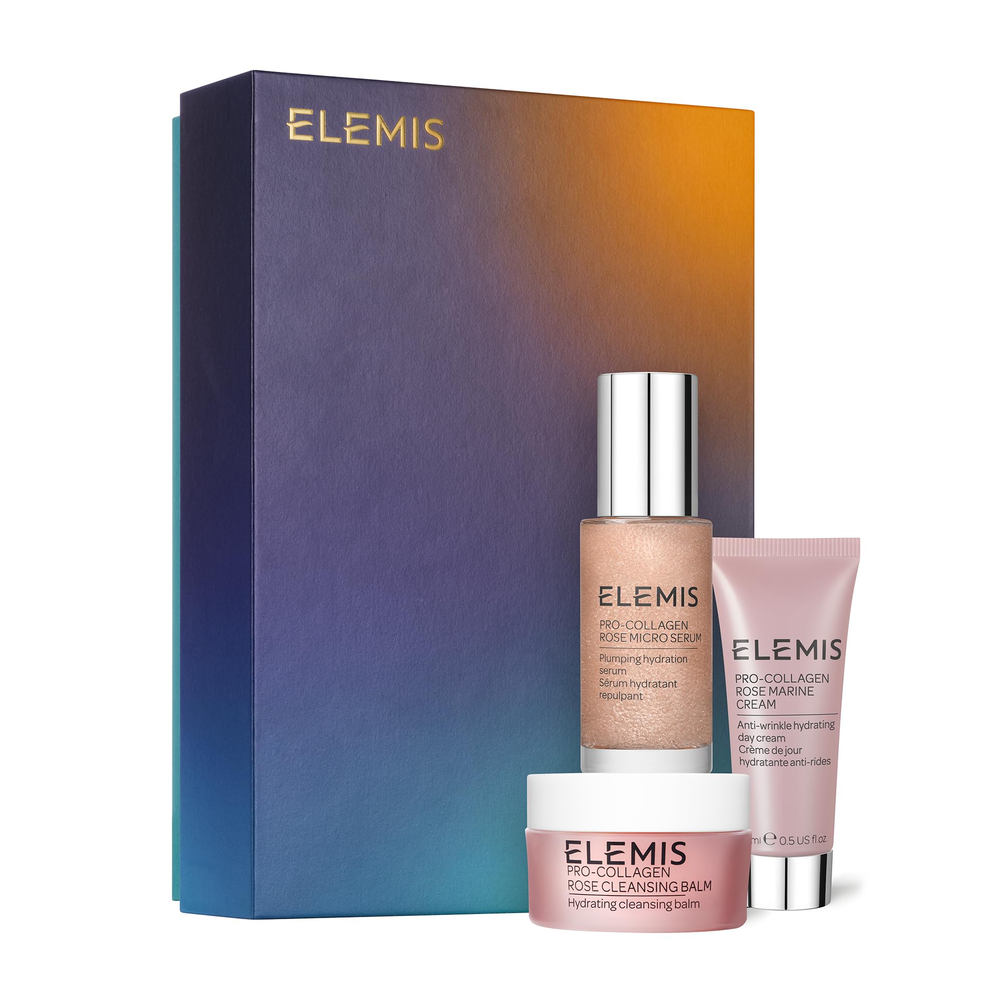 ELEMIS Pro-Collagen Rose Facial Cleanser - Plumping & Hydrating Skincare Set for Women | Anti-Aging Gift Set | Perfect for Holiday, Birthday & Self-Care Rituals