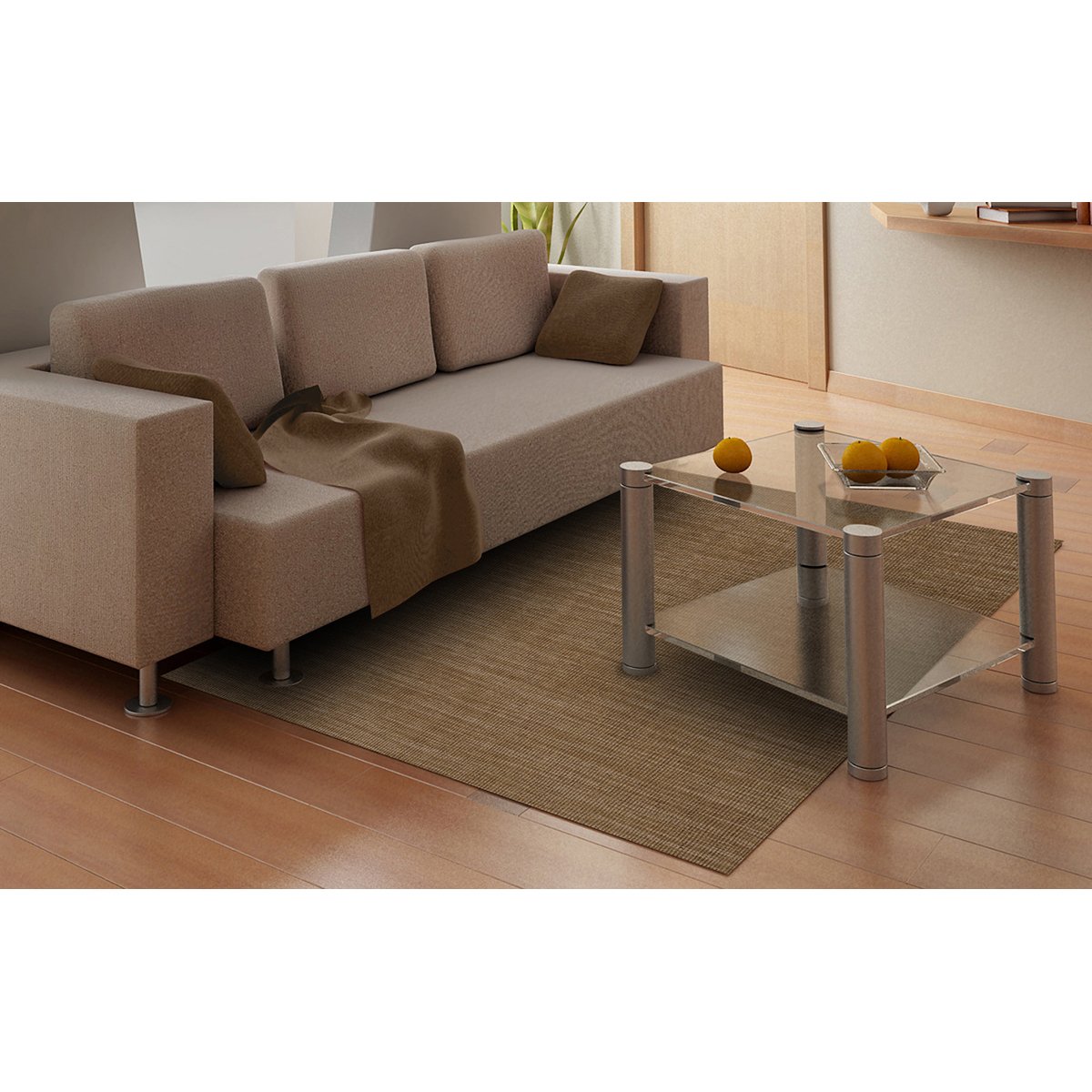 Premium Dalyn Rugs Monaco Sisal Area Rug 5' x 8' Natural Fiber Floor Mat - Mocha Brown for Living Room, Bedroom & Office Decor
