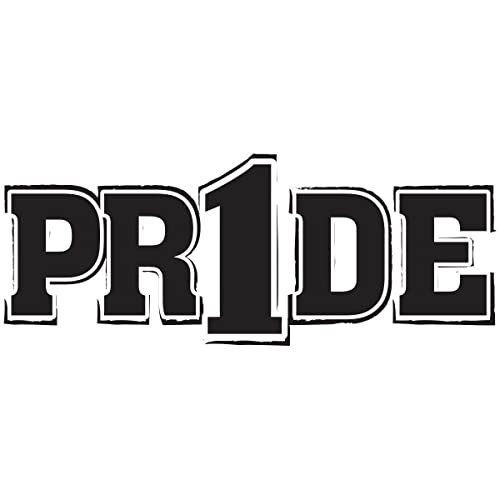 100-Piece Black PR1DE Body Decal Set - Temporary Tattoos, Cheek Stickers & Fan Gear for LGBTQ+ Pride Events, Parties & Festivals | Waterproof & Long-Lasting