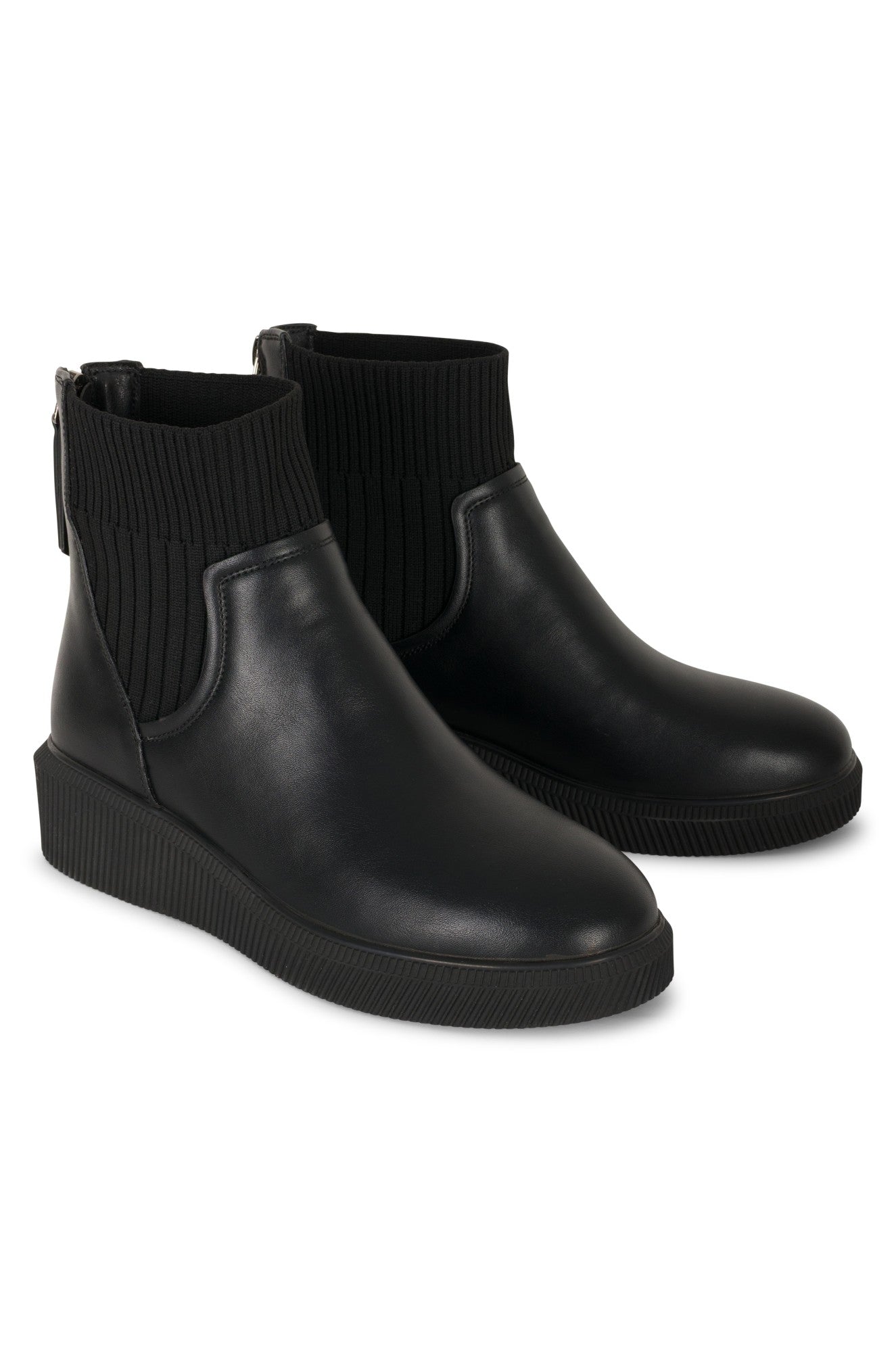 Women's Black Ankle Boots TARA B1 - Stylish & Comfortable for Casual Wear, Office & Night Out