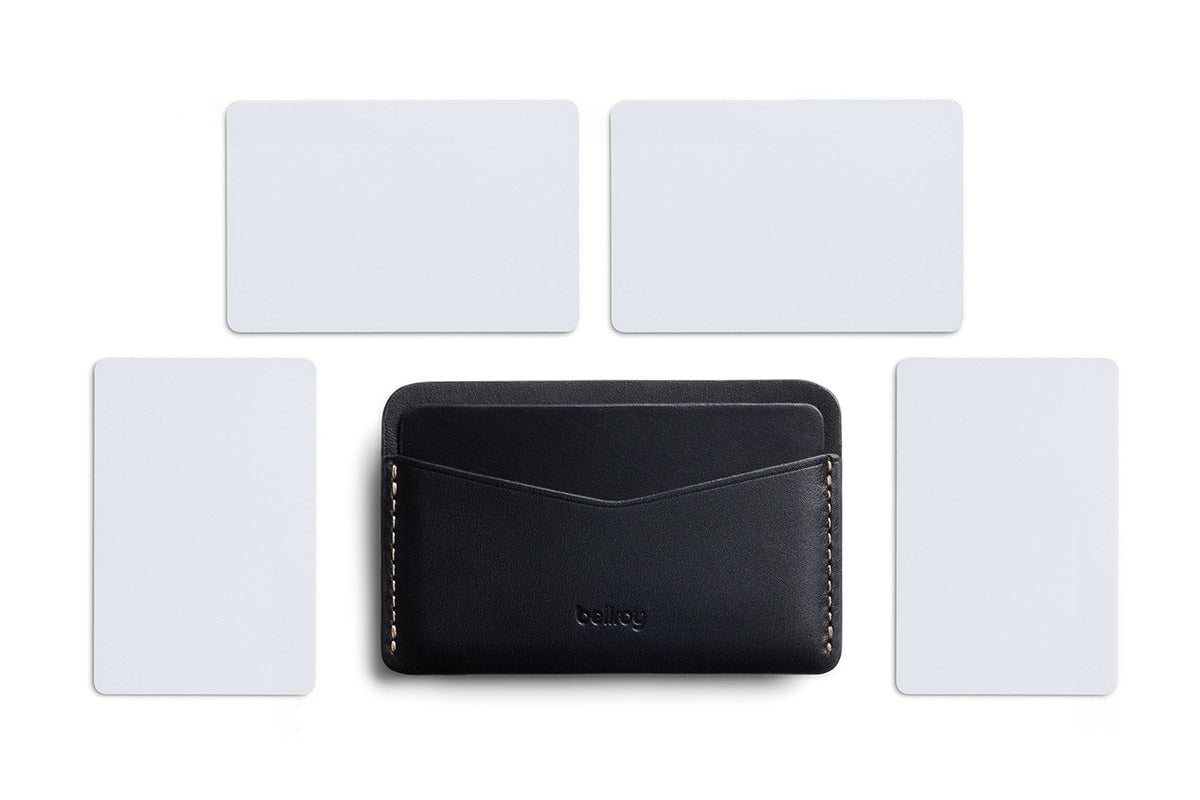 Bellroy Slim Leather Card Holder - RFID Blocking Minimalist Wallet for Men & Women | Perfect for Everyday Carry, Travel & Business Use