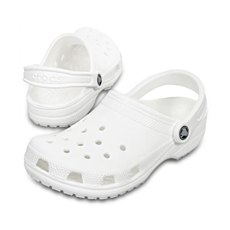 Unisex Classic Clog Shoes - Comfortable Slip-On White Clogs for Men & Women - Perfect for Garden, Kitchen, Healthcare & Casual Wear