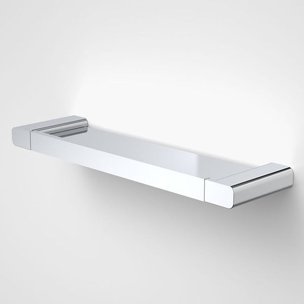 Caroma Luna Metal Shelf Chrome 16.5 Inch - Sturdy Bathroom Shelf for Shower, Kitchen, or Garage Storage