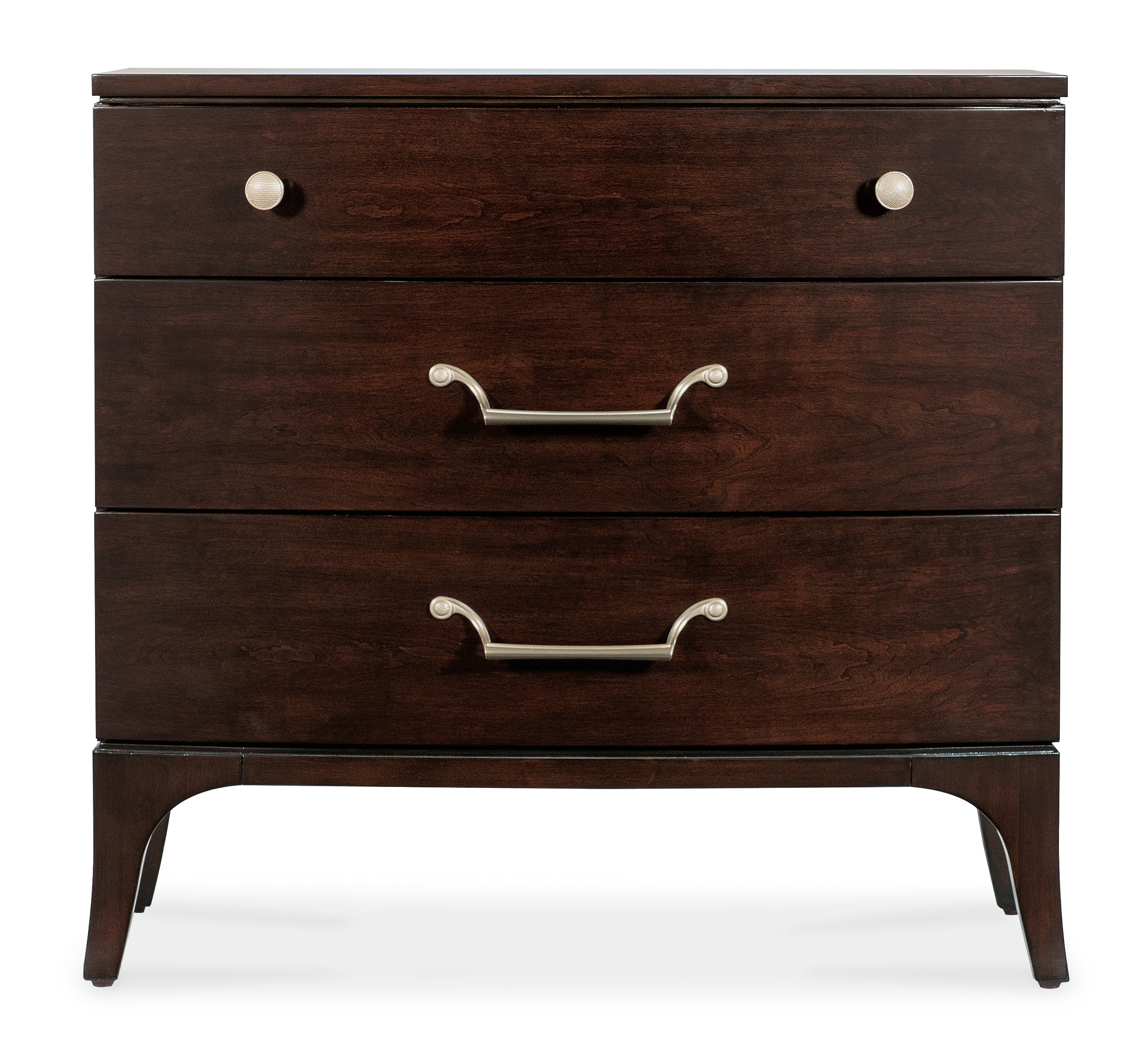 Bella Donna 3-Drawer Nightstand - Modern Bedside Table with Storage for Bedroom, Living Room & Office - Perfect for Small Spaces