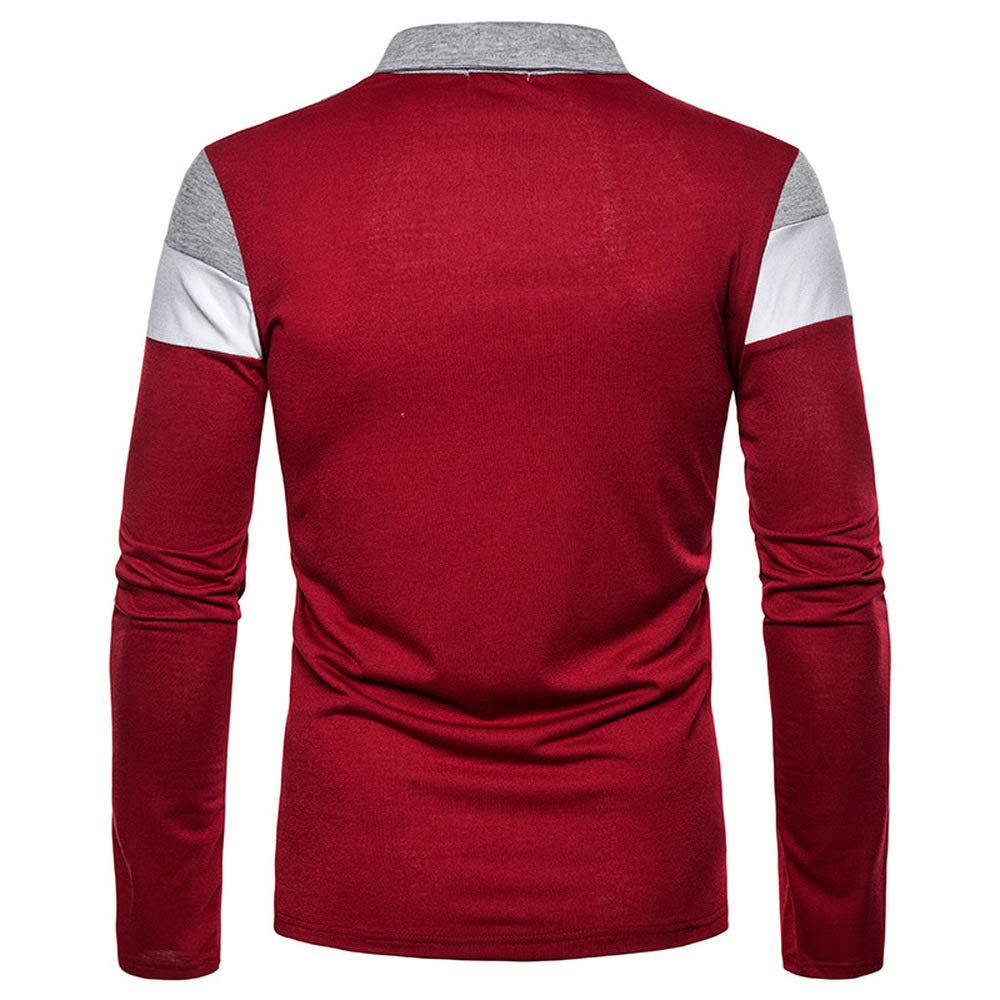 HHGKED Men's Polo Shirts - Casual Short & Long Sleeve Slim Fit Golf Shirts for Business & Outdoor Activities | Perfect for Office, Golfing & Weekend Wear