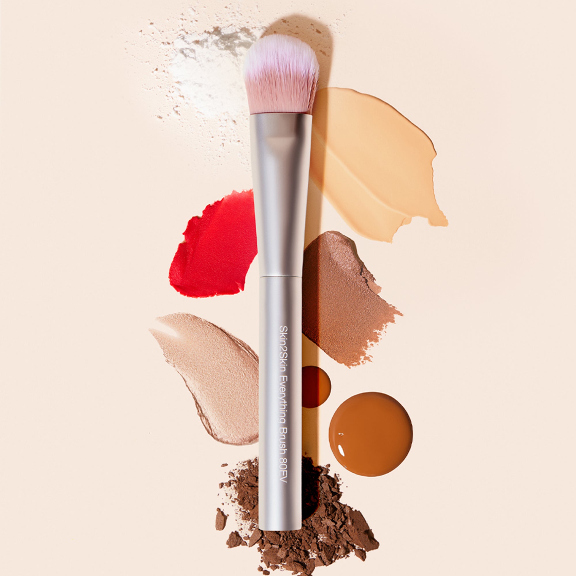 Skin2Skin Everything Brush - Premium Makeup Brush Set for Flawless Face & Eye Application | Perfect for Professional Artists & Home Makeup Lovers