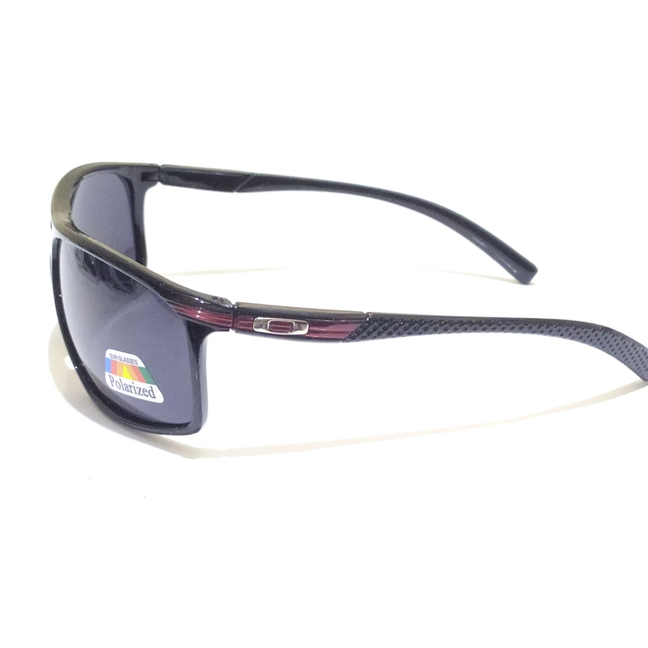 Shine Black Polarized Cycling & Driving Sunglasses 9624BKR - UV Protection for Outdoor Sports, Running, and Travel