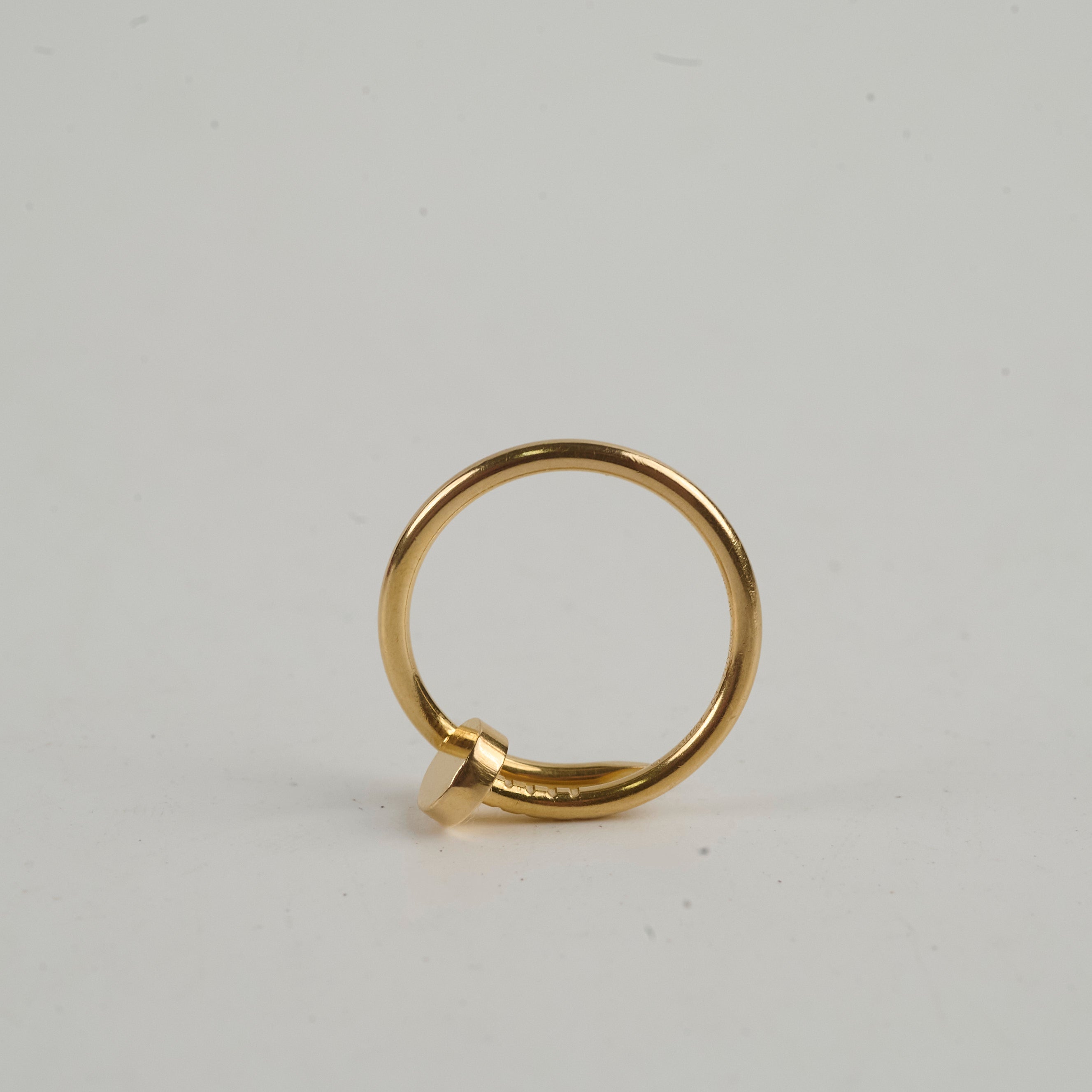 Cartier Juste Un Clou JUC 18K Yellow Gold Bracelet Size 53 - Luxury Nail Bangle for Women, Perfect for Parties & Special Occasions