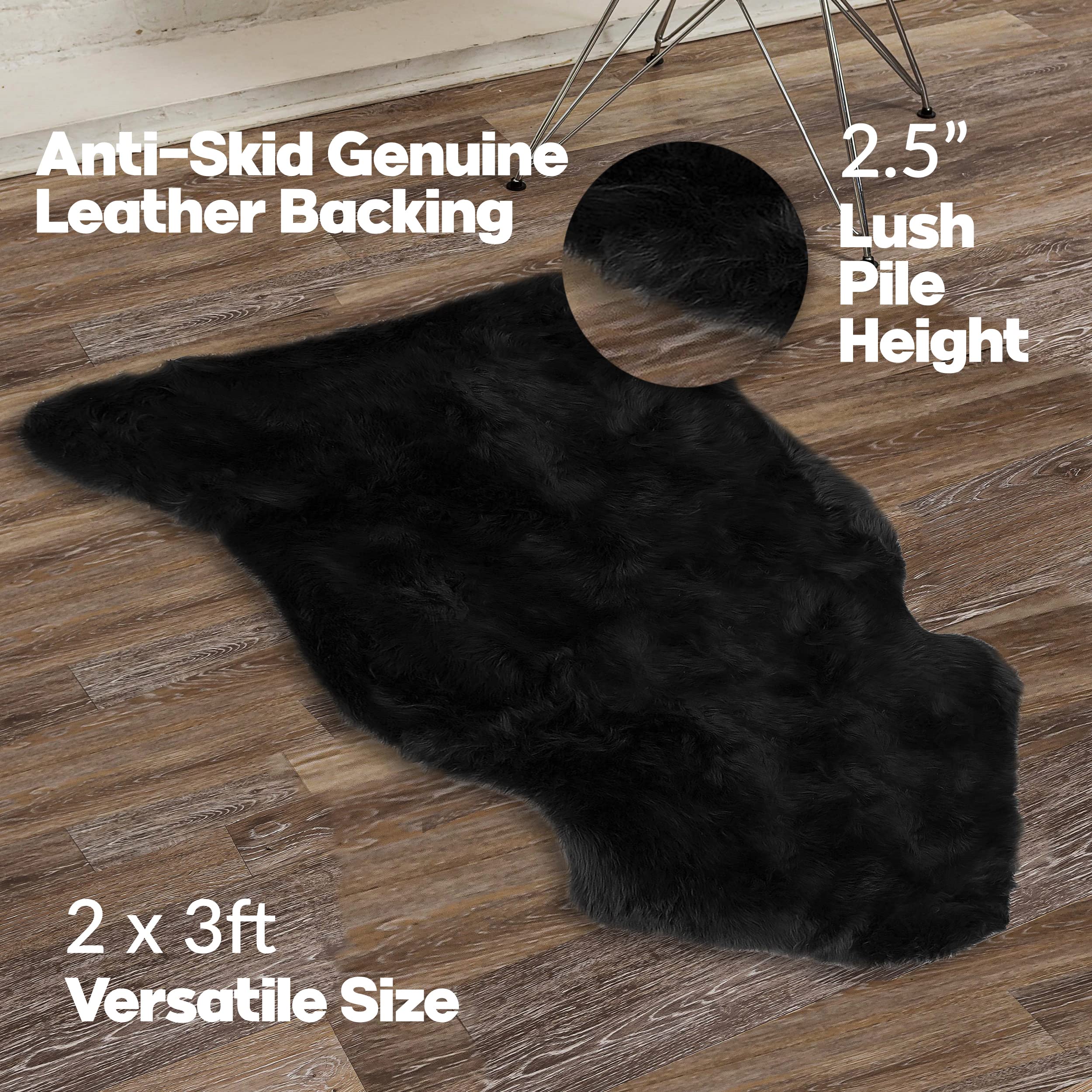 Premium Natural Sheepskin Rug - 2.5