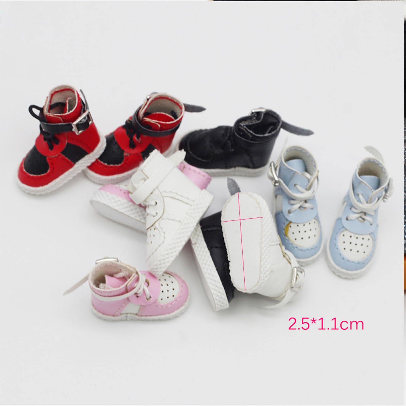 OB11 Doll Shoes 1/12 BJD Accessories for Casual Outfits & Play