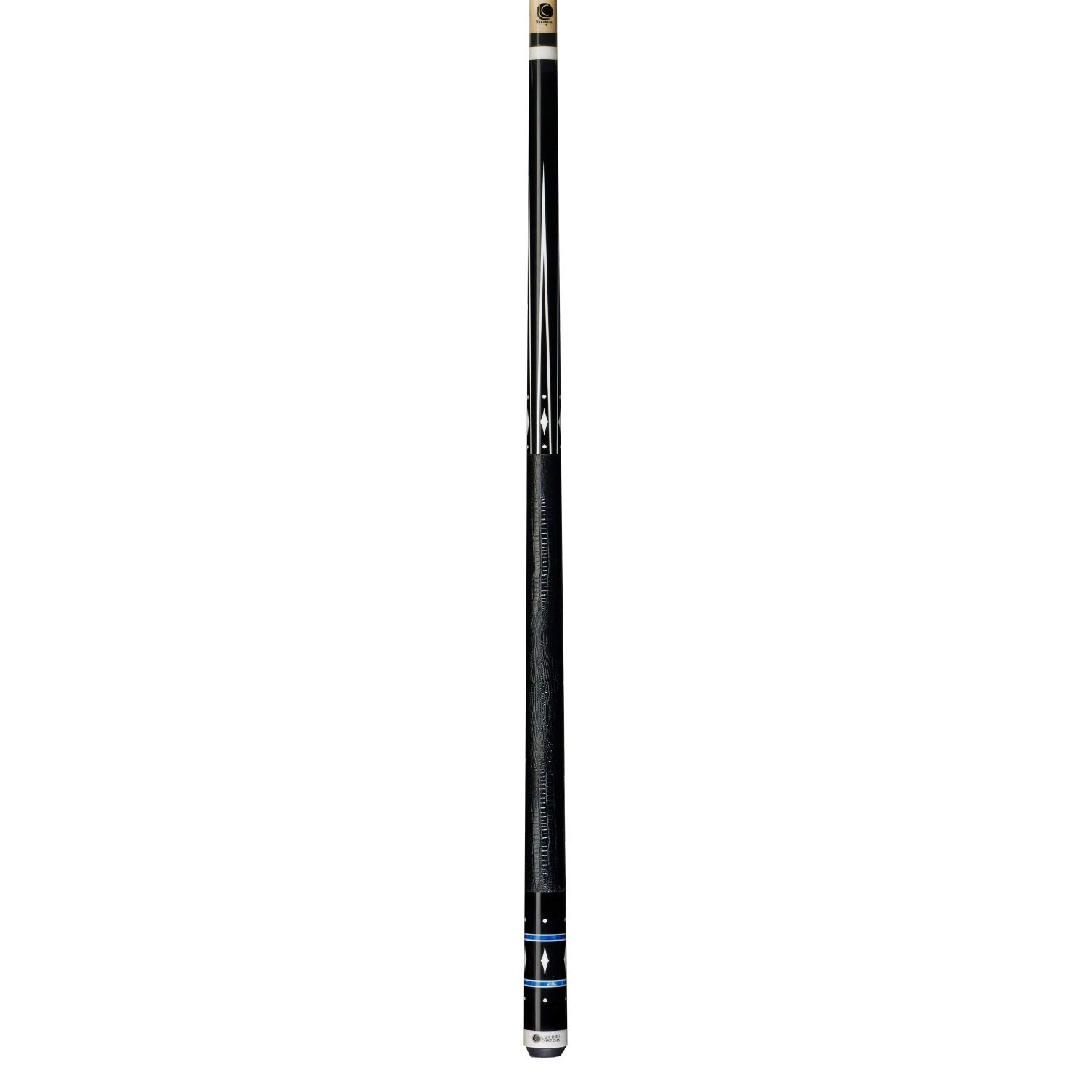Premium LUCASI Custom Pool Cue Stick with Genuine Leather Wrap - Low Deflection Zero Flexpoint Shaft (Model LZS7E) - Professional Billiards Accessory for Tournament Play & Home Game Rooms