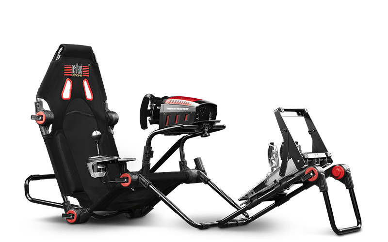 Next Level Racing F GT Lite Cockpit - Foldable Simulator Cockpit with Adjustable Seat for GT, F1 & Racing Games | Perfect for Home Gaming & Esports Setup