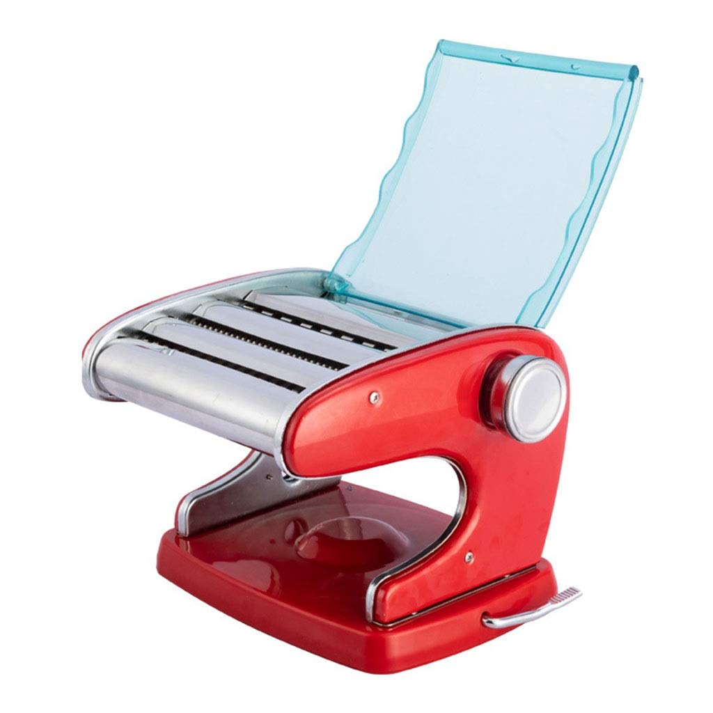 Stainless Steel Manual Pasta Maker Machine - 6 Thickness Settings for Homemade Noodles, Lasagna & Macaroni | Dough Sheeter & Press for Fresh Pasta | Perfect for Italian Cooking, Family Meals & Restaurant-Quality Dishes at Home